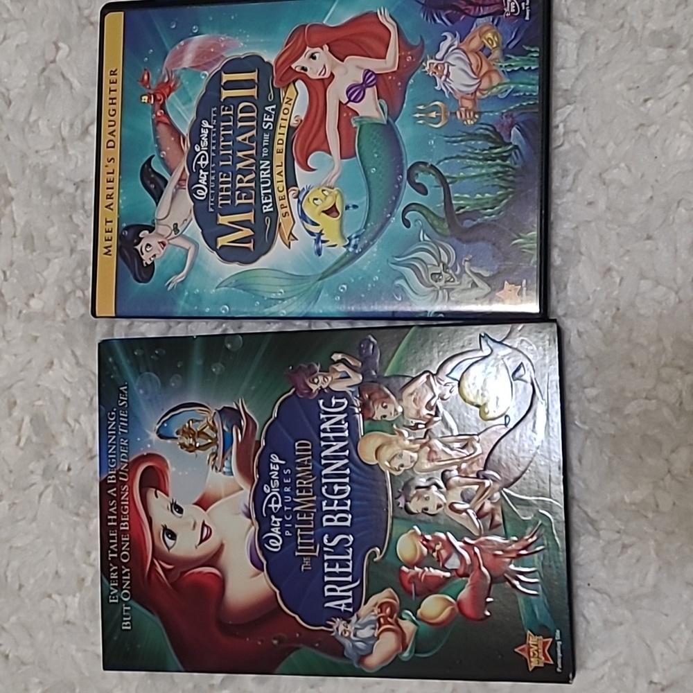 Disney Little Mermaid DVDs